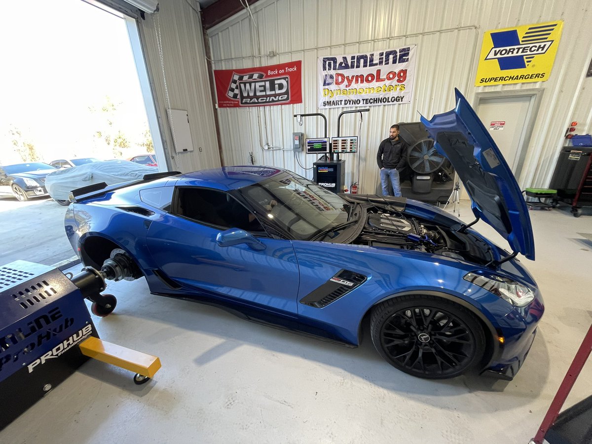 On the dyno for tuning!!