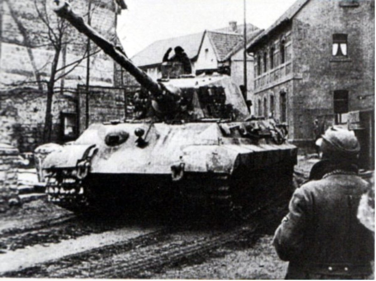 [3 of 19] We'd like to put that idea to the test. We've discussed Kampfgruppe Peiper outmaneuvering our tanks early on with the newest German tank, the 70-ton Tiger II. The remaining German forces had the Tiger I and Panzers.