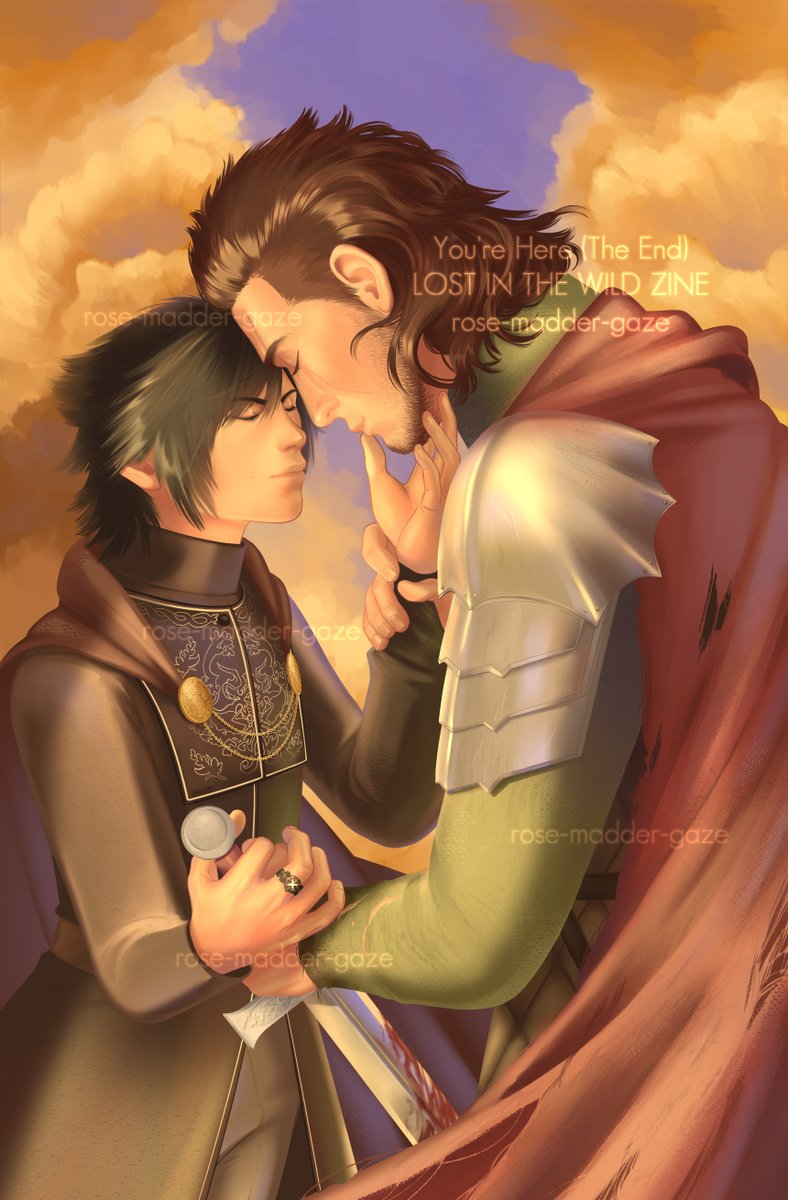 "You're Here (The End)"
[#FFXV] [#Gladnoct]

Aaand my final piece for <a href="/GladNoctZine/">Lost in the Wild: A GladNoct Zine</a> 🏕️