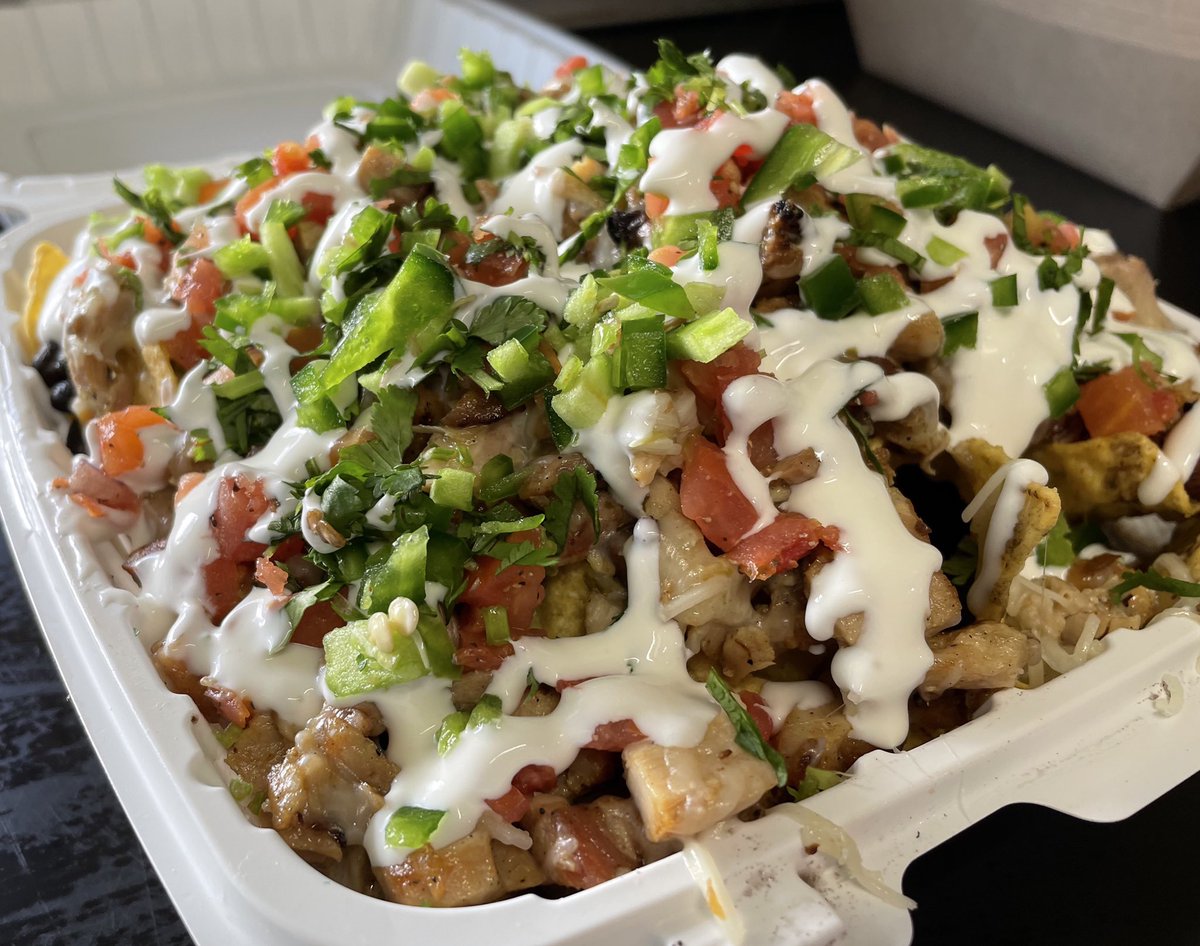 Not sure if the 10:30 AM nachos are a carryover from a great night or a great way to start the day.... either way we have got you covered. #nacho #pollo #breakfast