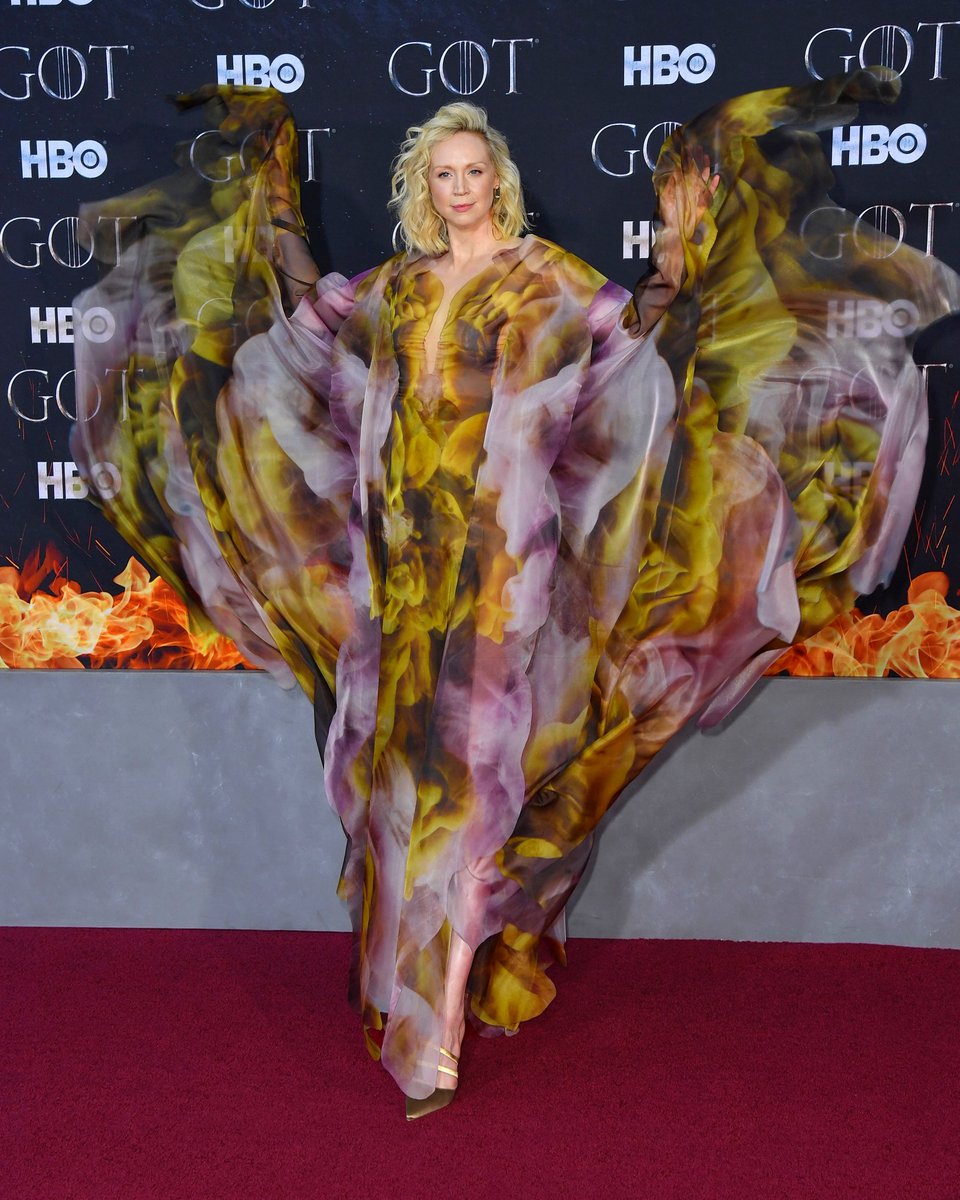  SCORPIO - Lizzy Gardiner in her own design, Academy Awards/Oscars (1995)- Björk in Marjan Pejoski, Academy Awards/Oscars (2001)- Tilda Swinton in Haider Ackermann, Golden Globes (2012)- Gwendoline Christie in Iris van Herpen, "Game of Thrones" Season Premiere (2019)