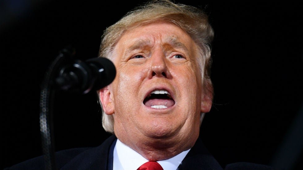 thehill's tweet photo. Trump suggests building own platform after Twitter ban https://t.co/sMtgLXkrUI https://t.co/EjJaGXhFud