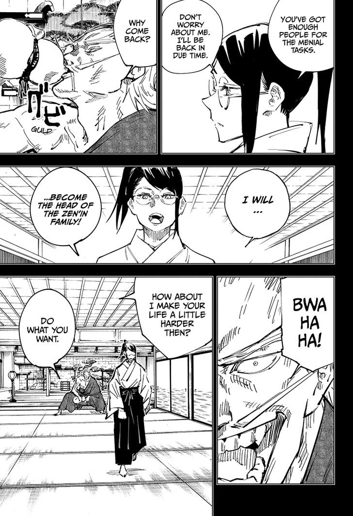 The Zenin Clan is all about power and jujutsu sorcery. The also comes to how they treat their own family members. Summed up if you have no curse energy or are able to utilize it form jujutsu techniques you are seemed useless. We also see this with Maki Zenin as well.