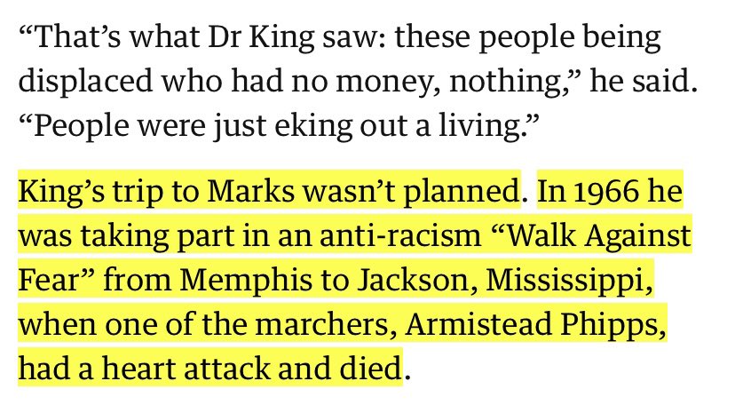 philanderwicks's tweet photo. @kellyClarence1 It looks like a picture from 1966 when MLK went to Mississippi. #PovertyFight https://t.co/mBb7ZgyGsk