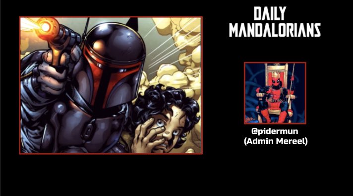 DailyMandalore's tweet photo. 💫Hello and welcome to Daily Mandalorians! An account dedicated to tweeting daily about Din Djarin, Boba Fett, Bo Katan, Pre Vizsla, etc!

Expect news, highlights, theories, fan art, edits, trivia, merchandise, and so much more!

(Not affiliated with the Daily Crew) https://t.co/D2q6cOdiei