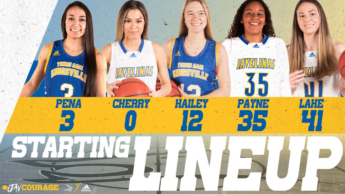 Javelina_WBB's tweet photo. The #STARTINGfive for #TAMUKvsUTPB 2nd verse

@brreeskii 
@its_MIIAA14 
@bek_may 
@jgpayne35 
@Veyda_Lake 

#javCOURAGE #GoJavelinas https://t.co/C31dhRmlaD