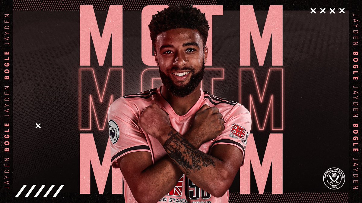 SheffieldUnited's tweet image. Jayden Bogle. ⚡️⚡️⚡️

Your Blades Man of the Match. 🍯