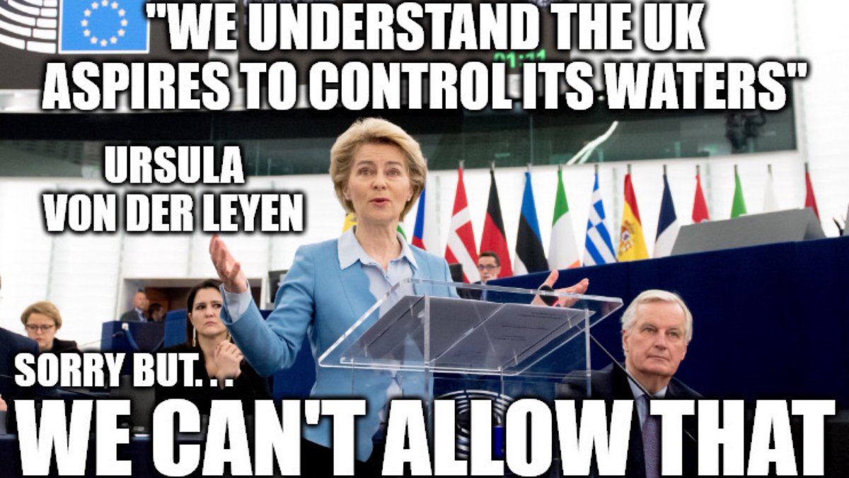 5/12/2020 - Boris & Ursula get on the phoneNothing changes. 3 significant differences remain: Fish, ECJ, Competition (FEC)At this stage I’d be inclined to tell the EU to FEC Off/358