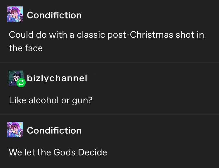 // alcohol , gun mention