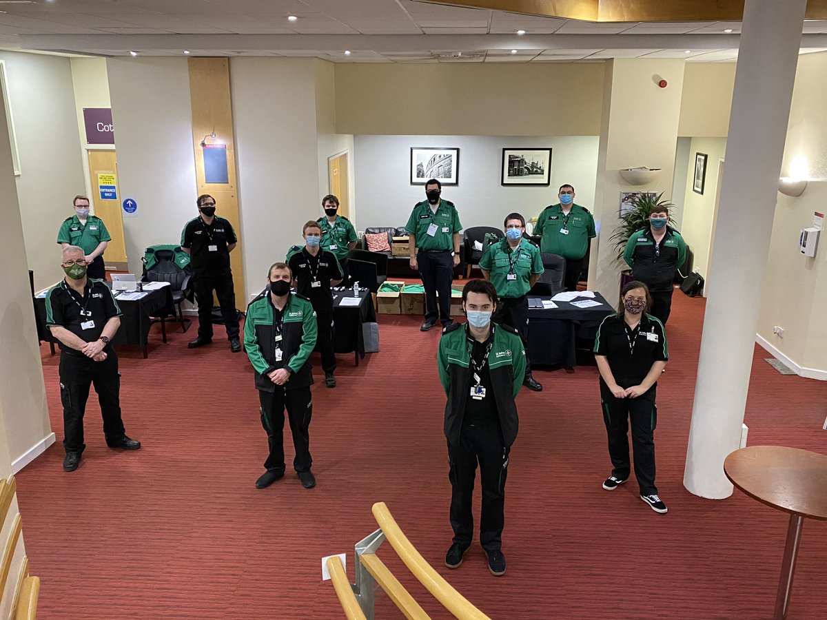 Thank you to the fantastic team today at Manchester. A big step in our support of the nations response to the pandemic! Well done to all those who attend training and thank you for your support. #proud #InThisTogether @SJAVolTraining <a href="/SJAVolunteering/">Volunteering Team</a> <a href="/stjohnambulance/">St John Ambulance England</a>