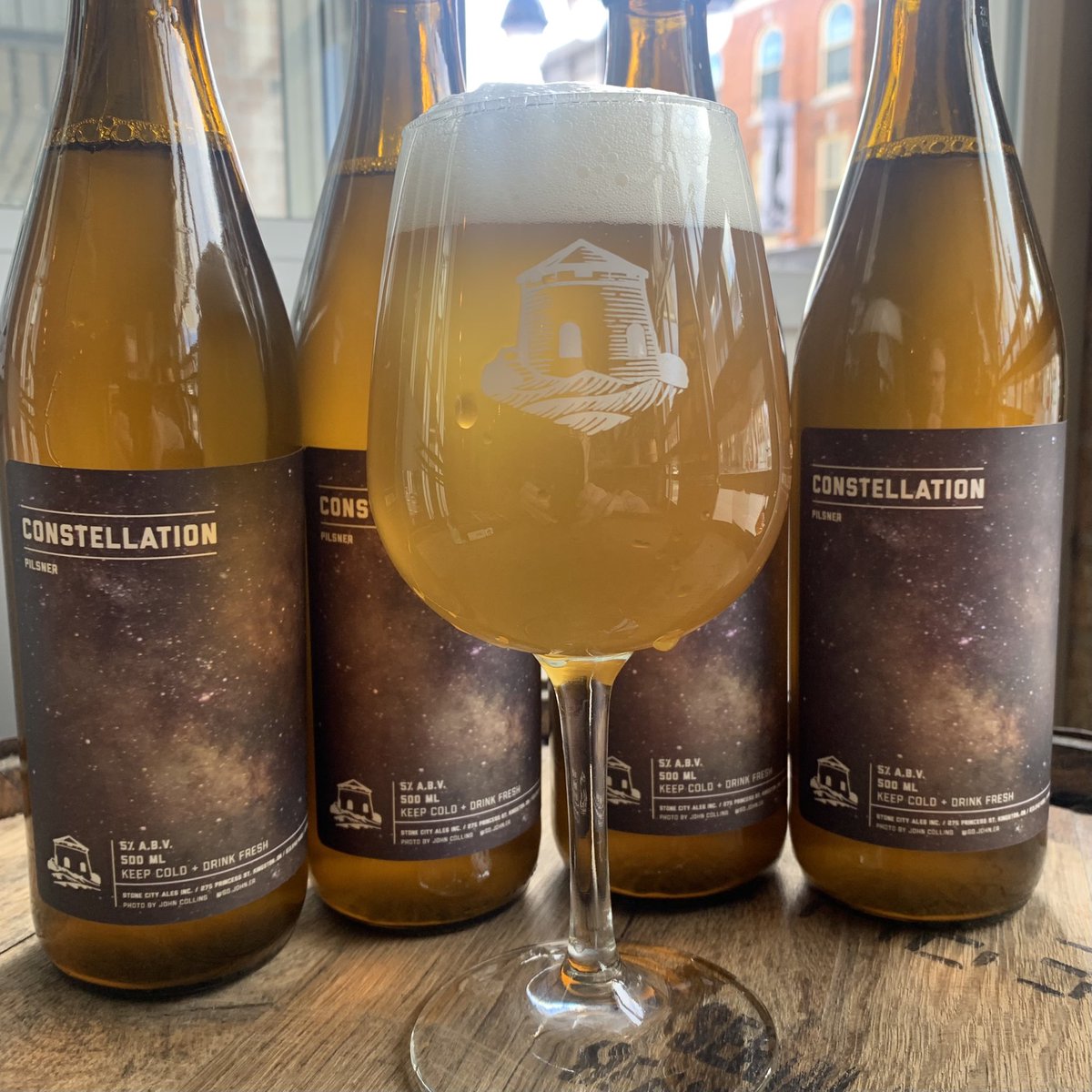 StoneCityAles's tweet photo. Pretty proud of our @JoeFaint profiled in @Kingston_Life along with #ygk brewers. Have you tried his most recent, the Czech inspired Constellation Pilsner https://t.co/xz9MxetauR