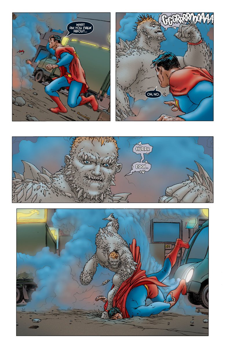 I'm not sure if there's some bigger meaning to having Jimmy become Doomsday. Beyond being a reference to Jimmy going through weird transform throughout his comic history, and to Doomsday itself.