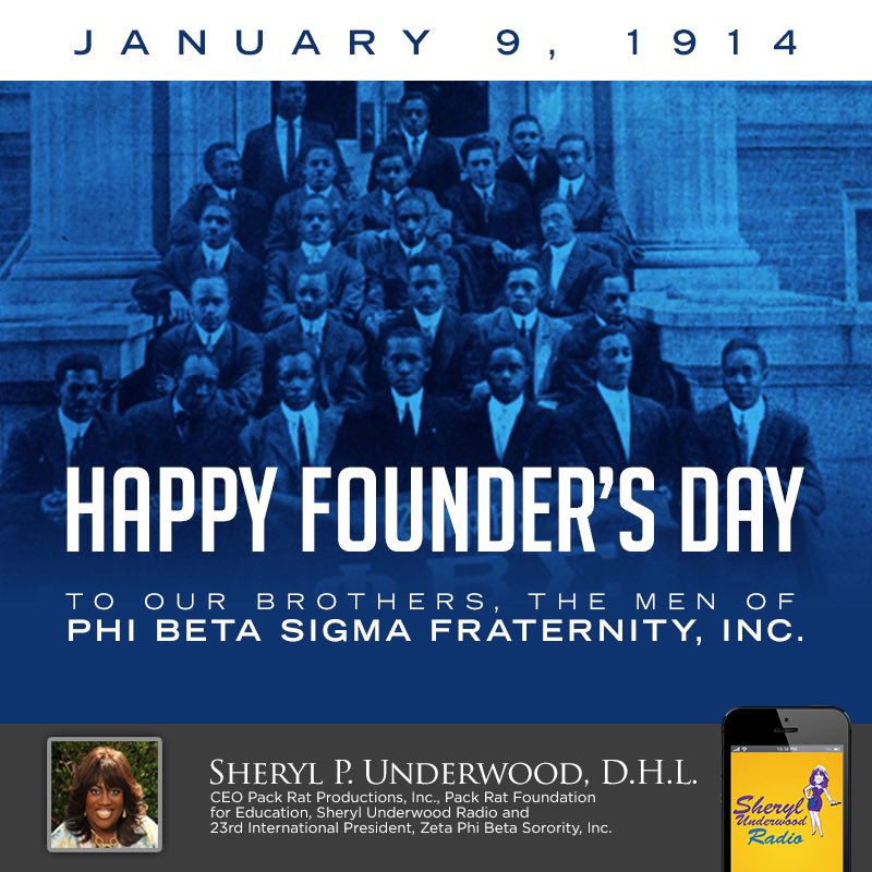 sherylunderwood's tweet image. Happy Founder’s Day ⁦@pbs_1914⁩ from ⁦@sherylunderwood⁩ @UnderwoodRadio
