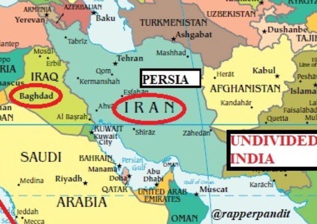 4. First Let's Look at World GeographyPERSIA (Modern Day IRAN) was a Neighbour of Ancient Undivided India- BharatVarshaZoroastrianism dating back to Atleast 6th Century BCE was the Religion of PARSIS. Main Religious Book is ZEND AVESTAAnd Major Spirit Worshipped- Ahura Mazda