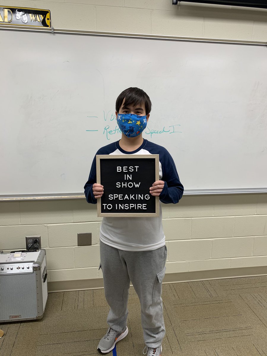 Congratulations to the “best in show” speakers for the Speaking to Inspire assessment! Rylie and Saje rep 4b and 3b speech I sections.