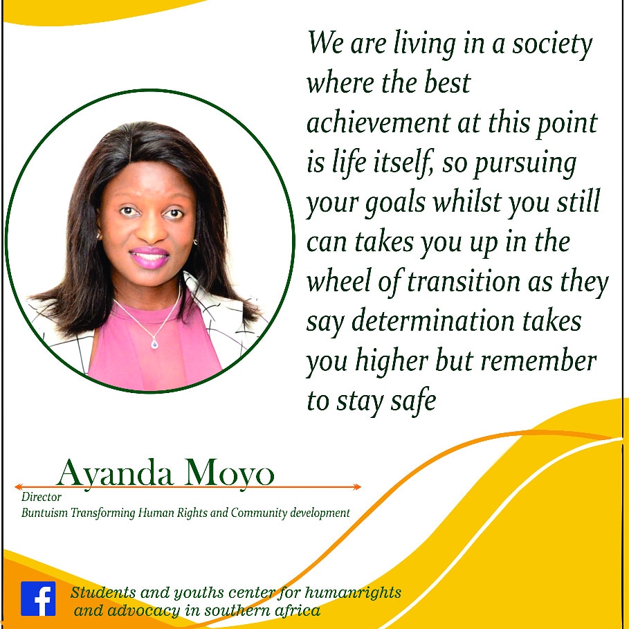 StudentYouthCe1's tweet photo. The very least you can do in your life is figure out what you hope for. And the most you can do is live inside that hope. Not admire 2 from a distance but live right in it, under its roof @263Chat
#TogetherAgainstCovid19 
#wearamask 
#washyouhandsandsanitize
#youngvoicesoncovid19 https://t.co/mLAAZYj0gS