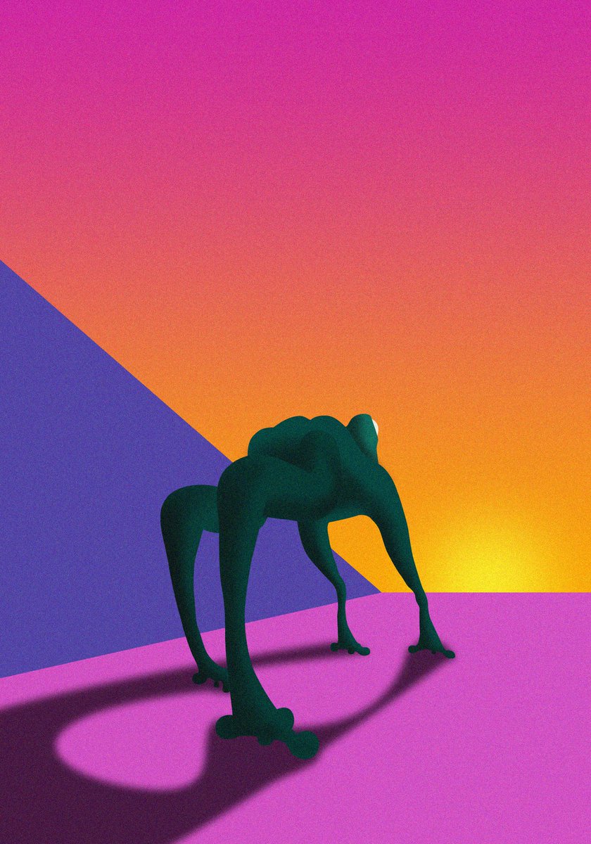 jetaflos's tweet photo. #ilustraciondigital #amanecer #cartelería #degradado https://t.co/6y5XKlVIh9