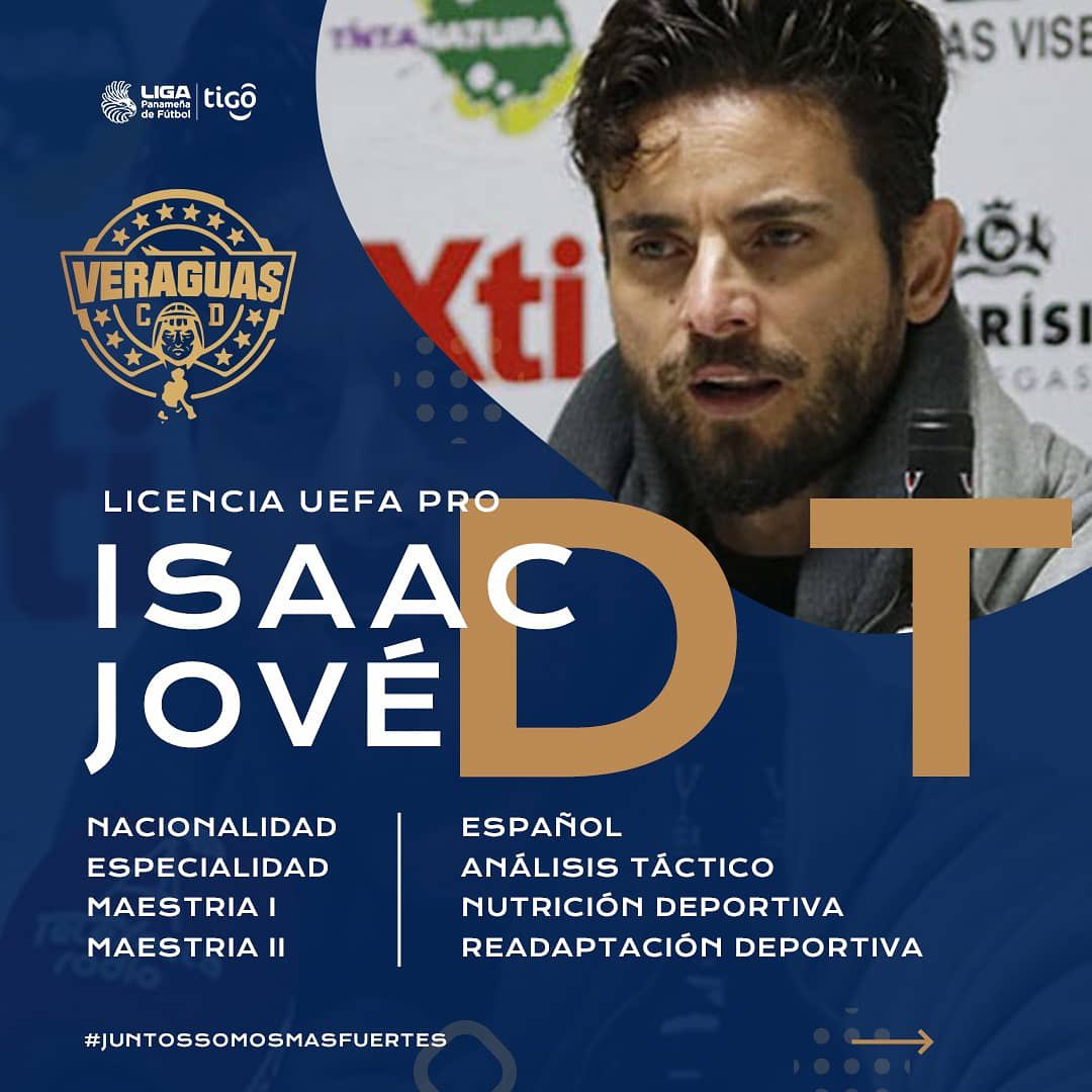 futbol_507's tweet photo. ¡El timonel!🤝

El día de ayer @veraguas_cd anunció al español 🇪🇸 Isaac Jové como el Director Técnico para afrontar el Apertura 2021 de la LPF.

#MercadoLPF 🇵🇦⚽️ https://t.co/BjXpMaZEd0