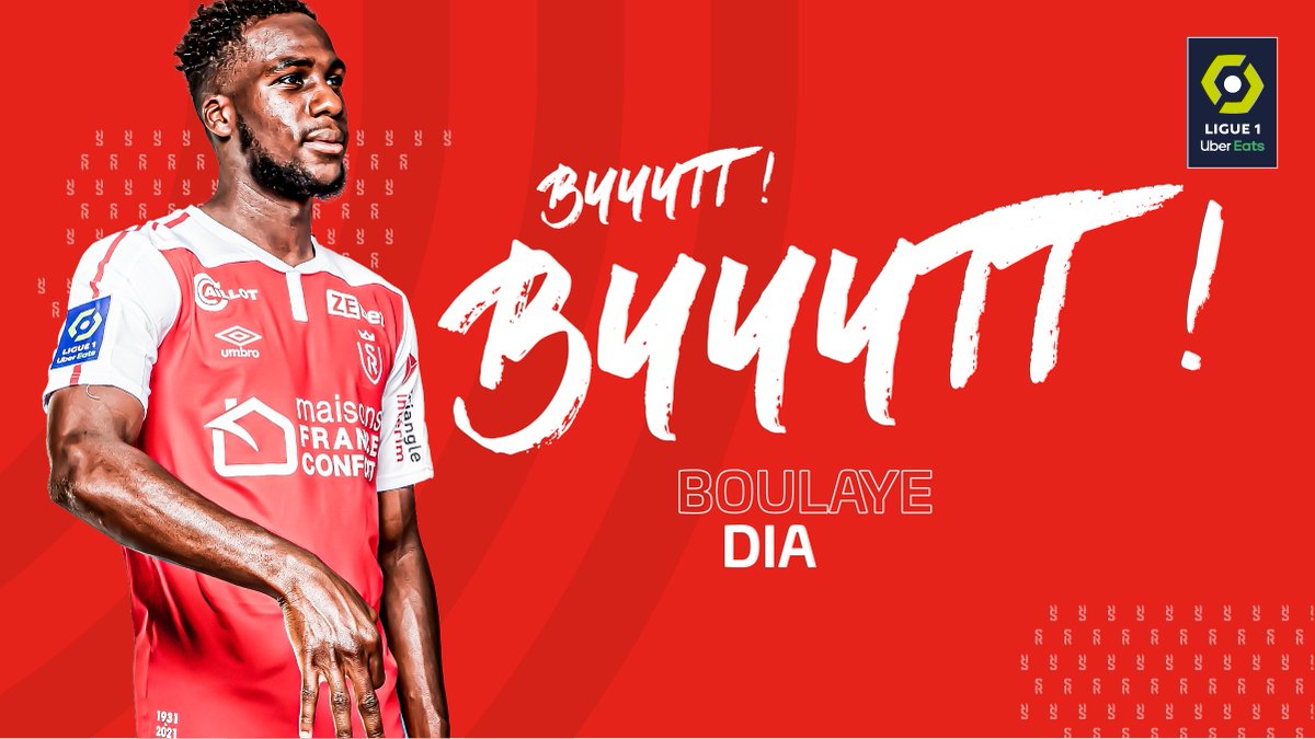 StadeDeReims's tweet photo. 37' ⚽️ Le doublé pour Boulaye Dia !! 💪 Parfaitement décalé côté gauche par Arber Zeneli, @xchavalerin23 centre en première intention pour l'attaquant stadiste qui finit le travail #SDRASSE (2-0) https://t.co/5iOJdXFOOy