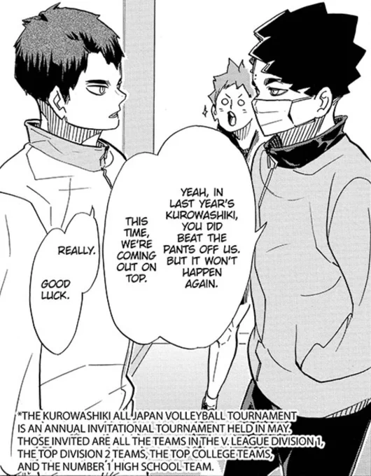 they are teammates, sakusa ?? 