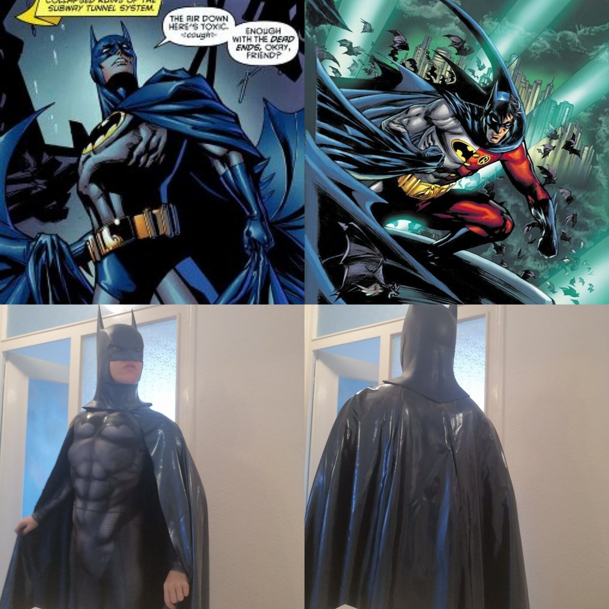 TenraiisC's tweet photo. #batman suit arrived. Some adjustments need to be made and I have to replace the Emblem but fits really good!
Cowl by @TigerStoneFx
#battleforthecowl #batmancosplay #timdrake #dccomics #dccosplay #dccosplayer #cosplayergirl #cosplayer @DCTitans @ShareMyCosplay @DCComics https://t.co/SgV9Yi4wiO