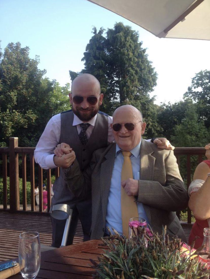 He’ll always be my hero. Rest in peace, Granda.