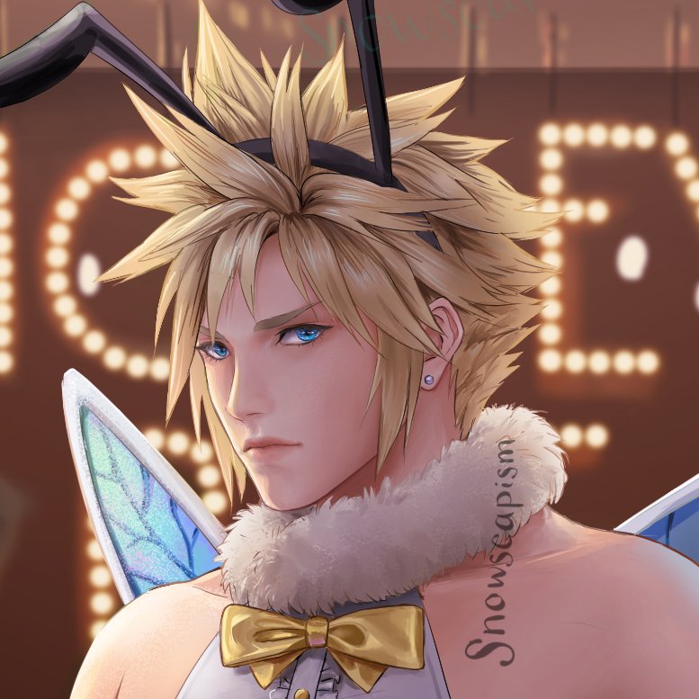 クラウド・ストライフ 「Honeybee Inn Cloud
#FF7R #FinalFantasy7 」|Snowscapeのイラスト