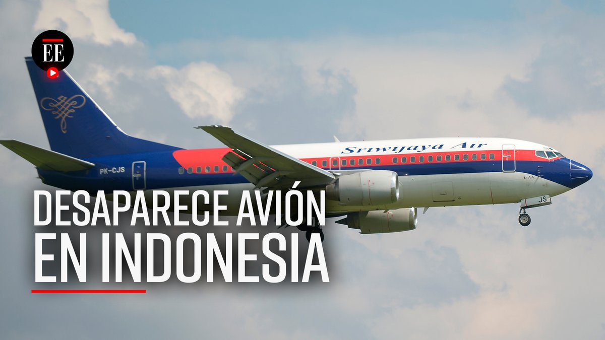 EspectadorMundo's tweet photo. Las autoridades indonesias temen que un avión Boeing de la aerolínea local Sriwijaya Air, que transportaba 62 personas, se haya estrellado en el mar. 

https://t.co/Qz4UNTpfDi https://t.co/JJBVt7Foah