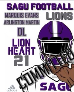 MarquisEvans64's tweet photo. I’m proud extremely proud to say that I have committed to Southwestern Assemblies of God University (SAGU) @Martin_Football @BobWager31 @SAGU_Football @CoachJohnson99 https://t.co/yhVZbleSwc