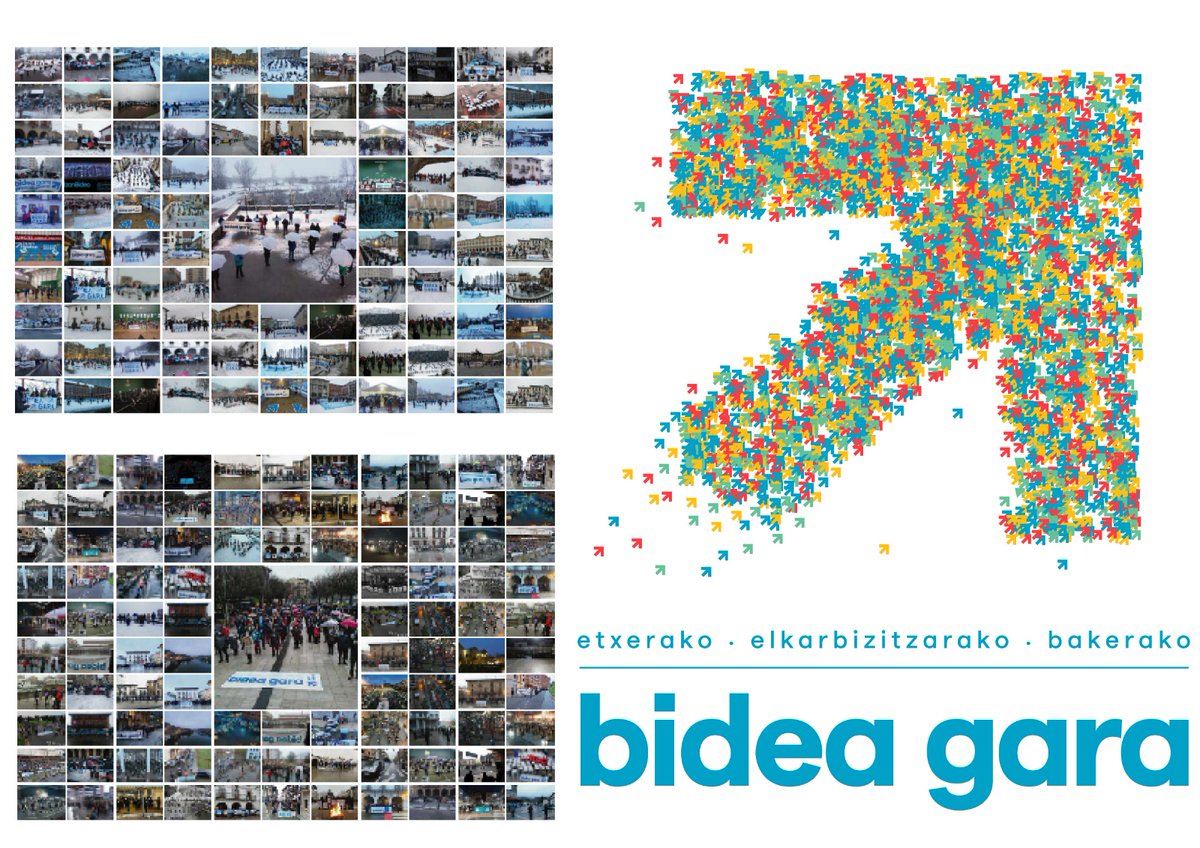 ZORIONAK! 240 herritan mobilizatu gara, eta 420 herrietatik egin da gaurko mobilizazioa parte hartzeko lanketa. Zoragarria izan da pandemia egoerari eta eguraldiari aurre eginez herriz herri denok kalean ikustea! Izugarria herriz herri lortu ditugun atxikimendu eta irudiak. 1/2