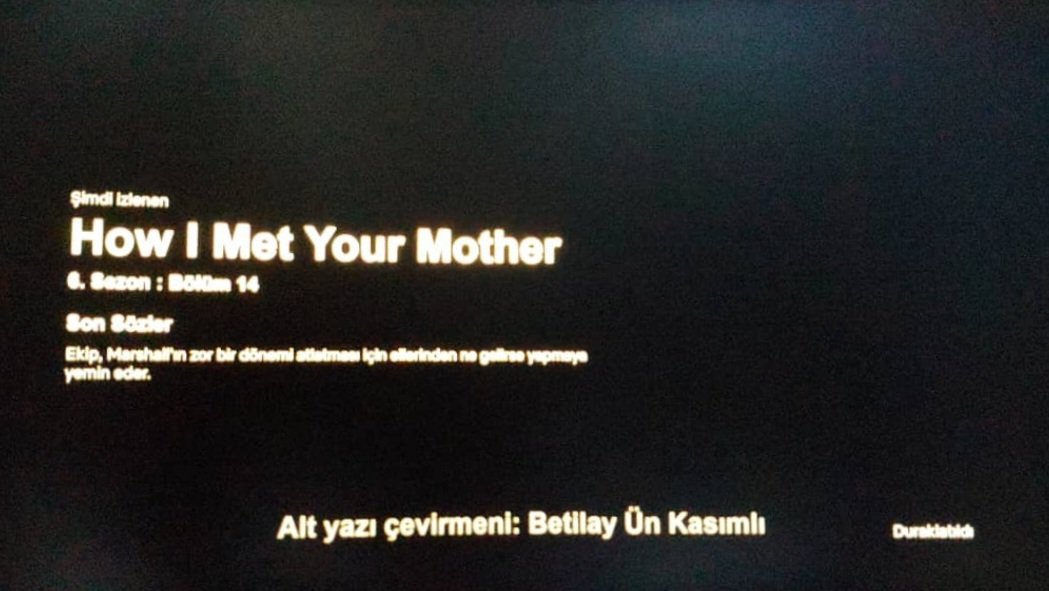 Netflix'te bazı bölümlerinin altyazı çevirisini yaptığım How I Met Your Mother ile ilgili çok güzel geri dönüşler alıyorum. 8 senedir çevirilerimle beni takip eden herkese ufak bir teşekkür etmek istedim.🙏🏻,