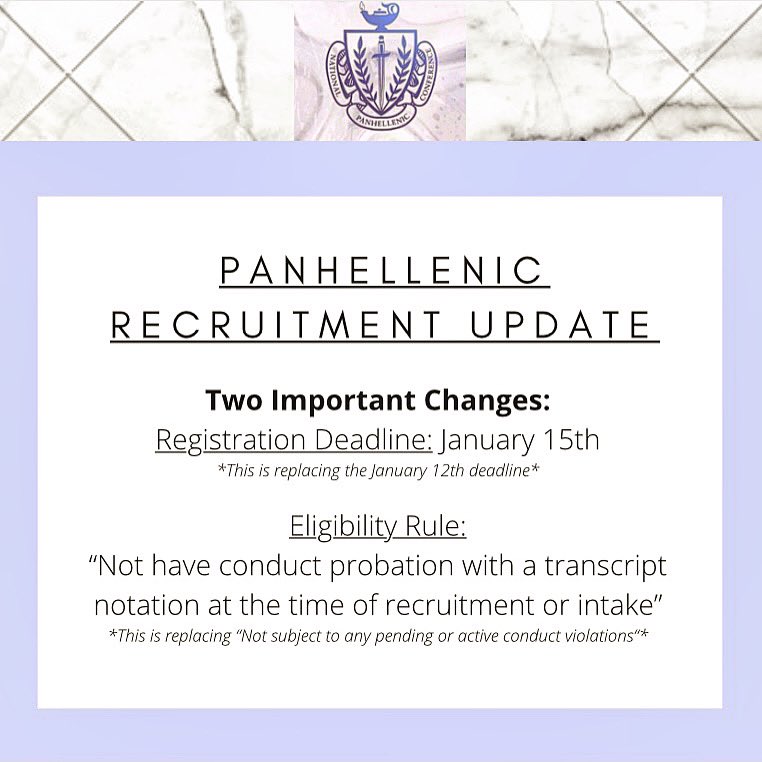 PennStatePHC's tweet photo. Important recruitment announcement! #goGreek https://t.co/avMZJZVp7V
