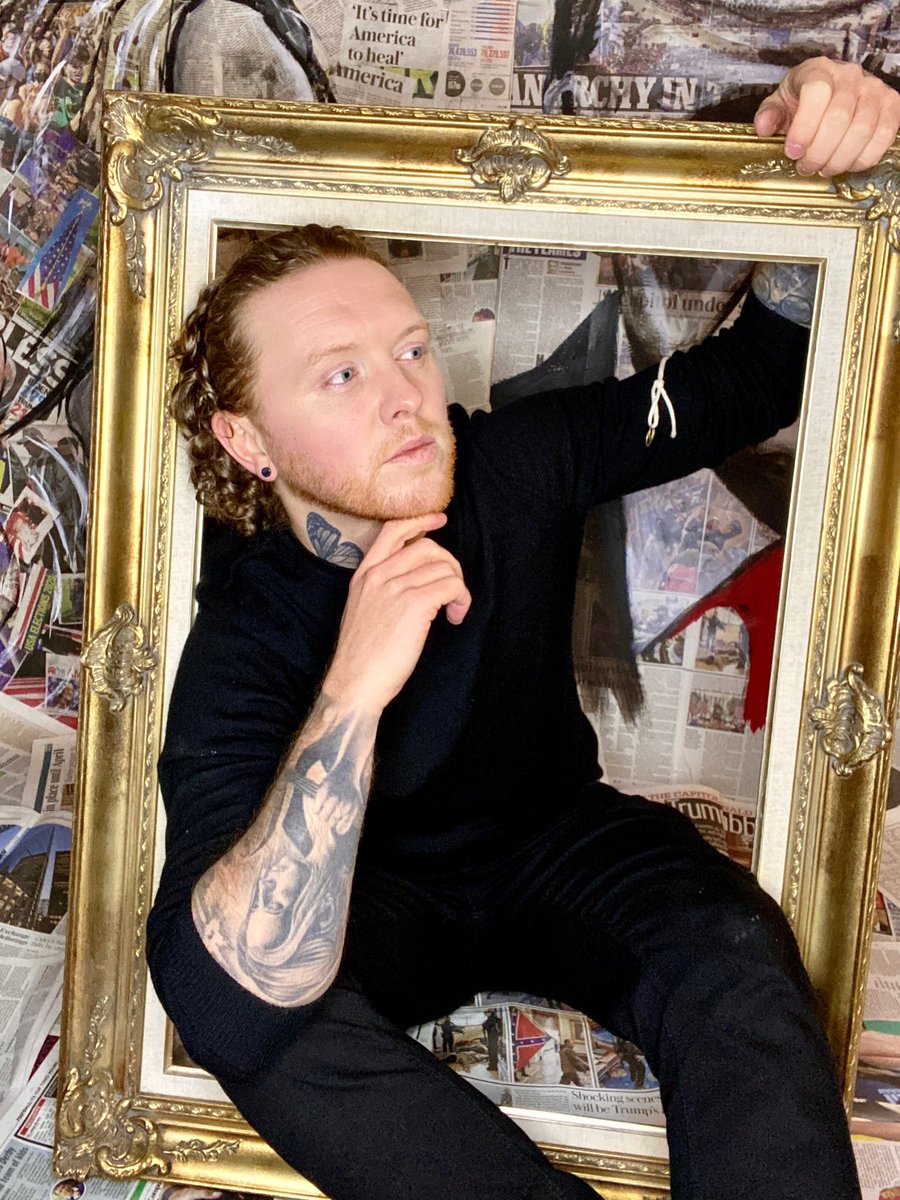 NathanWyburnArt's tweet photo. A little bit of fun... accepting the #EmKaiModels home newspaper themed shoot challenge... read all about it! 🗞📰 https://t.co/wmNYiUR88n