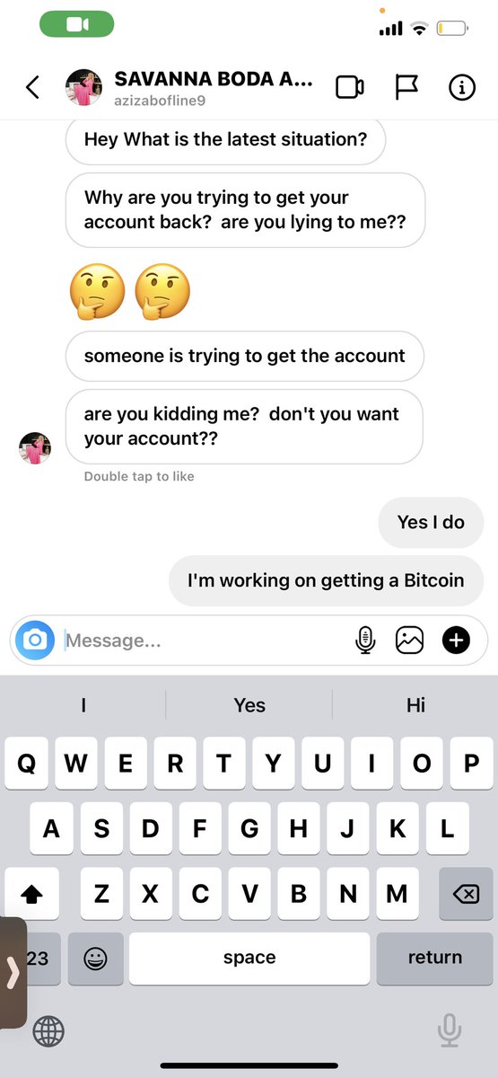 savannaboda's tweet photo. I NEED HELP

I have been hacked and Instagram won't respond. Please blow this up and help me get my account back they are asking me for money https://t.co/9NVYWlBjoq
