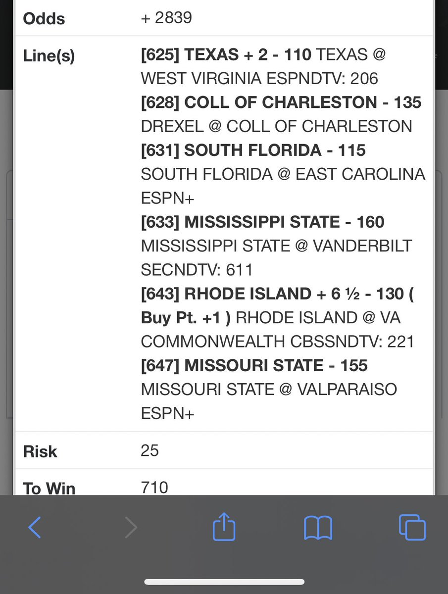 Godspeed_Bets's tweet photo. Turning .25 Unit into 7 units like it’s nothing today #GamblingTwitter #FreePlays #EveryoneIsVIP #NCAABHandicapper #NCAABBets https://t.co/E8nB6ub6H5