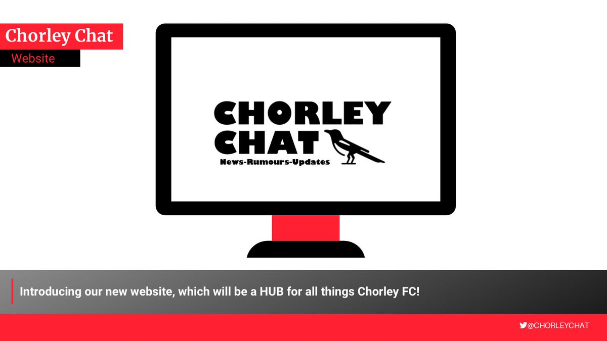 🖥 | Introducing... the new #ChorleyChat website 🙌

⚫️ News
⚪️ Reports
⚫️ Discussions 
⚪️ + Much more!

Make sure to check it out below 👀

👉 chorleychat.wordpress.com

#FlyMagpiesFly | <a href="/chorleyfc/">Chorley FC</a>