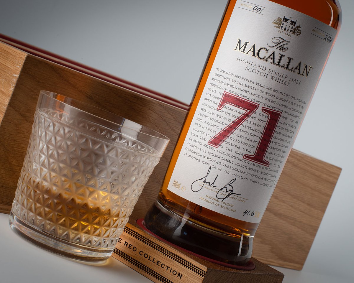 MasterOfMalt's tweet photo. The oldest Macallan ever released (at 78 years old!) could be yours – don't forget to bid in our @The_Macallan The Red Collection Charity Bottle Auctions, with everything over RRP (net of any applicable VAT) going to @HospAction!

https://t.co/0u1cZSwPJ7 https://t.co/q1F75sbYBz