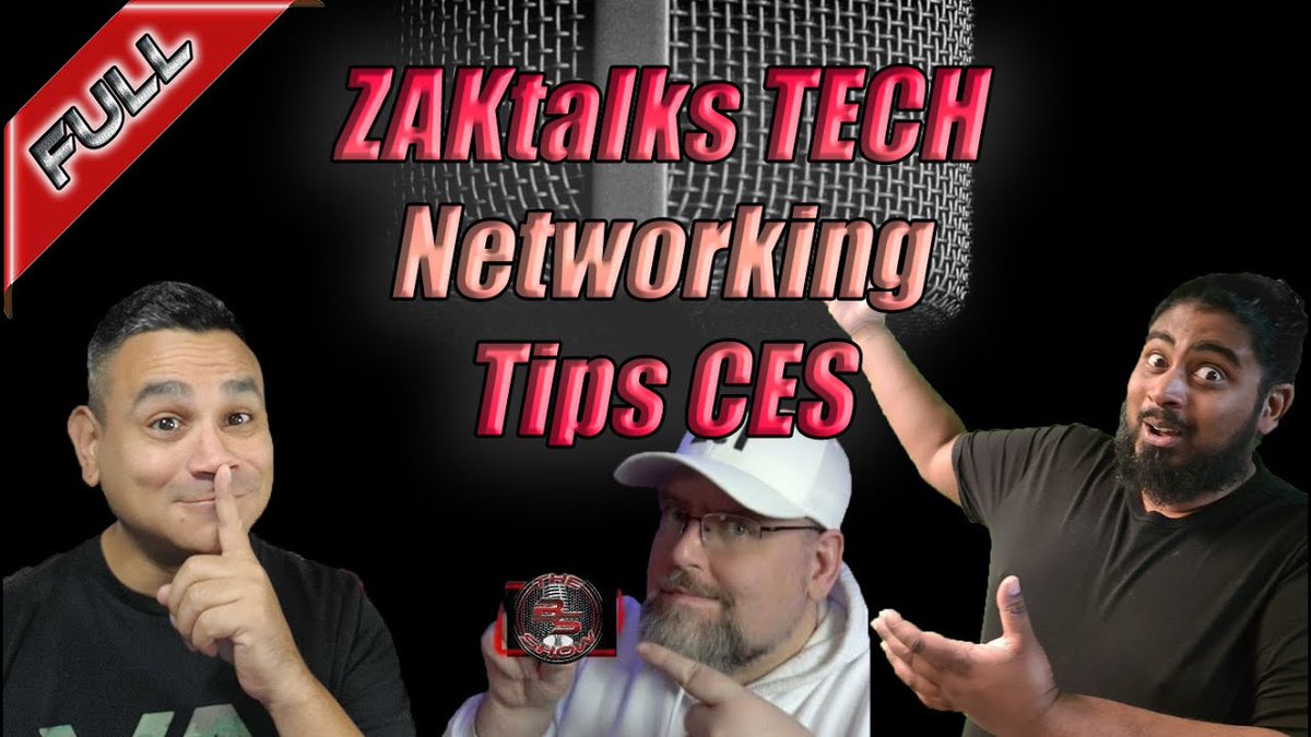 RohasReviews's tweet photo. With @ZAKtalksTECH @nxtlvltech talking about #CES #CES2021 and how to network. If your new at this stuff,  this is the video you should watch https://t.co/BmVcnsupbH via  @youtube #beyondthestreams #podcast #bsshow #rohas https://t.co/EULMPiywFG