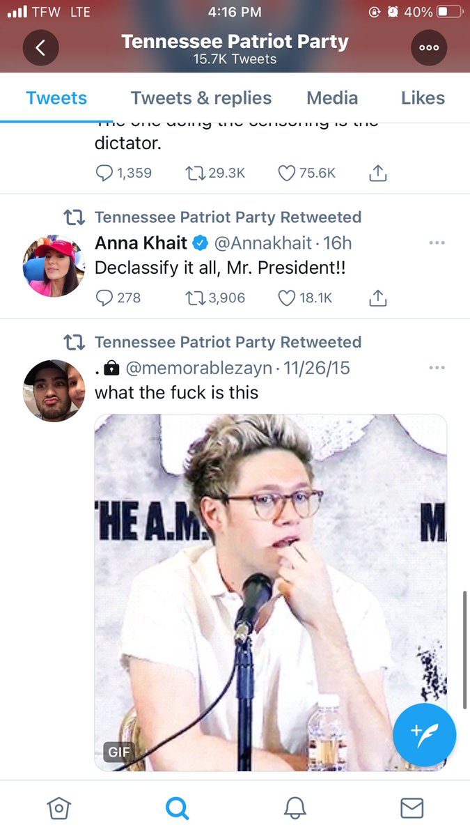 MyLifeIsForfeit's tweet photo. @Steph_Palmer2 Yeah, because if you scroll back, these 2 tweets exist next to each other. Either a hack or someone sold their account because they had so many followers https://t.co/7hcbD4gwum
