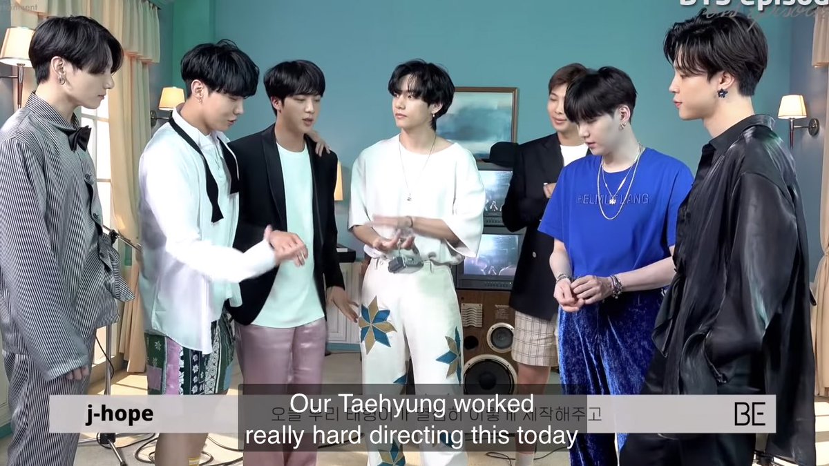 look at how that proud smile Taehyung had when Hobi praised him just look at HIM!?!