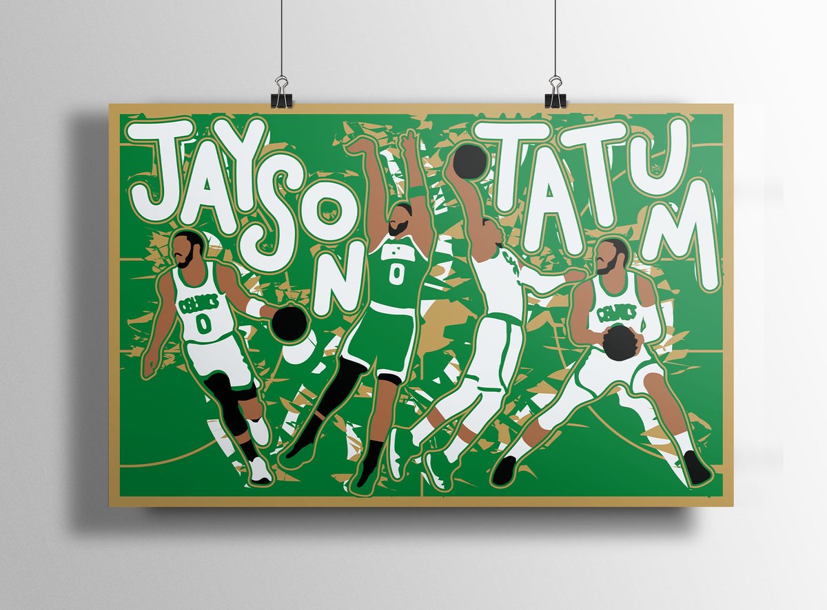 ckentdaggett's tweet photo. New Boston Celtics posters on Etsy:

https://t.co/6MQgyDOQjw

#nba #nbatwitter #celtics #boston #newengland #goceltics #tatum https://t.co/BcQtR5kzg3
