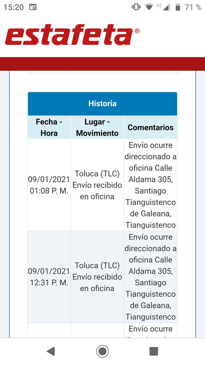 chonono2001's tweet photo. @liverpoolmexico Buenas tardes. Hice una compra en línea y me fue enviada a través de Estafeta, quien en lugar de entregarlo en mi domicilio, lo convirtió en "ocurre". Quisiera me pudiesen ayudar, por favor. https://t.co/KBC5RMdP2U