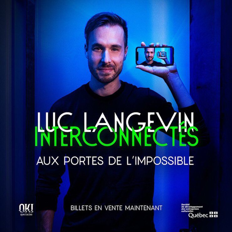 Spectacle génial ce soir avec <a href="/LucLangevin/">Luc Langevin</a> dans notre salon !!! Une représentation de magie et d’illusion virtuelle. Une expérience vraiment nouvelle !!!