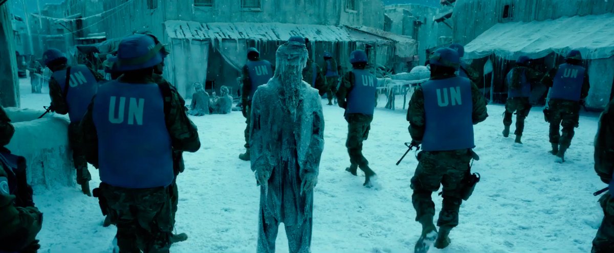 9. Geostorm: Thought maybe the budget had run out mid-shoot as a lot of padding before the storm arrives. Techno-angle to weather management allowed for some excellent new angles e.g. flood in Dubai, frozen village in Afghanistan. Too much set in space. Complete nonsense. 3/10.