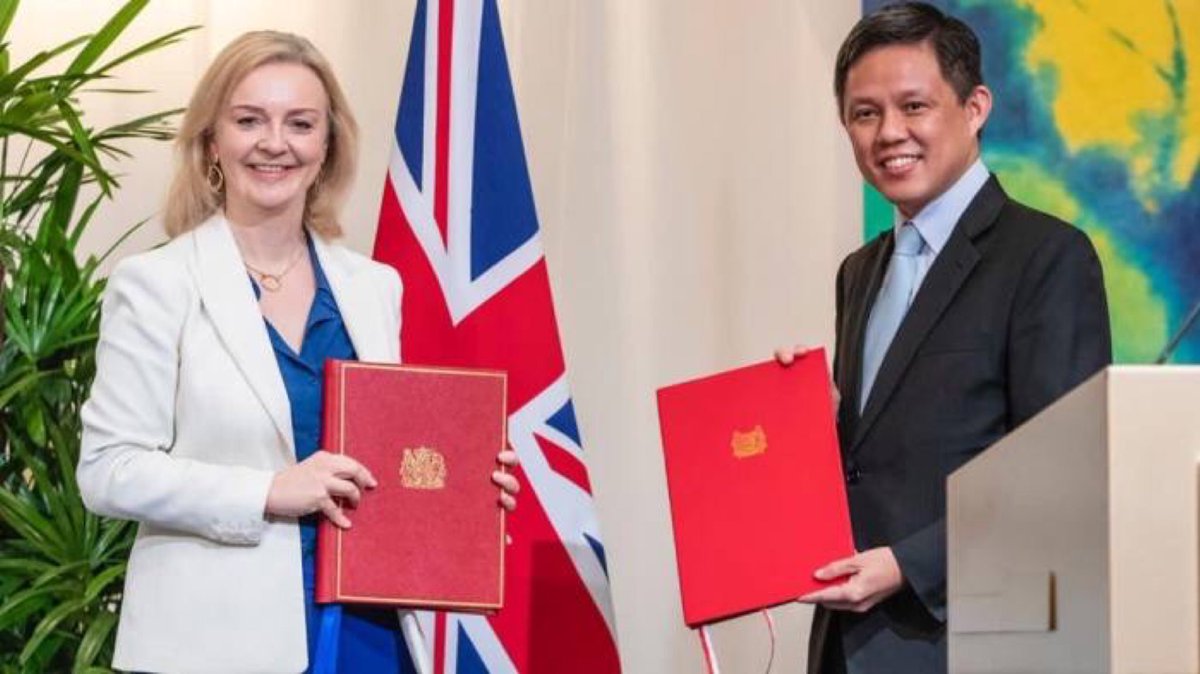 10/12/2020 - TRADE DEAL ALERTFree Trade Agreement with Singapore with whom we’ve shared £17.6b in trade in 2019Trusst in Liz/362