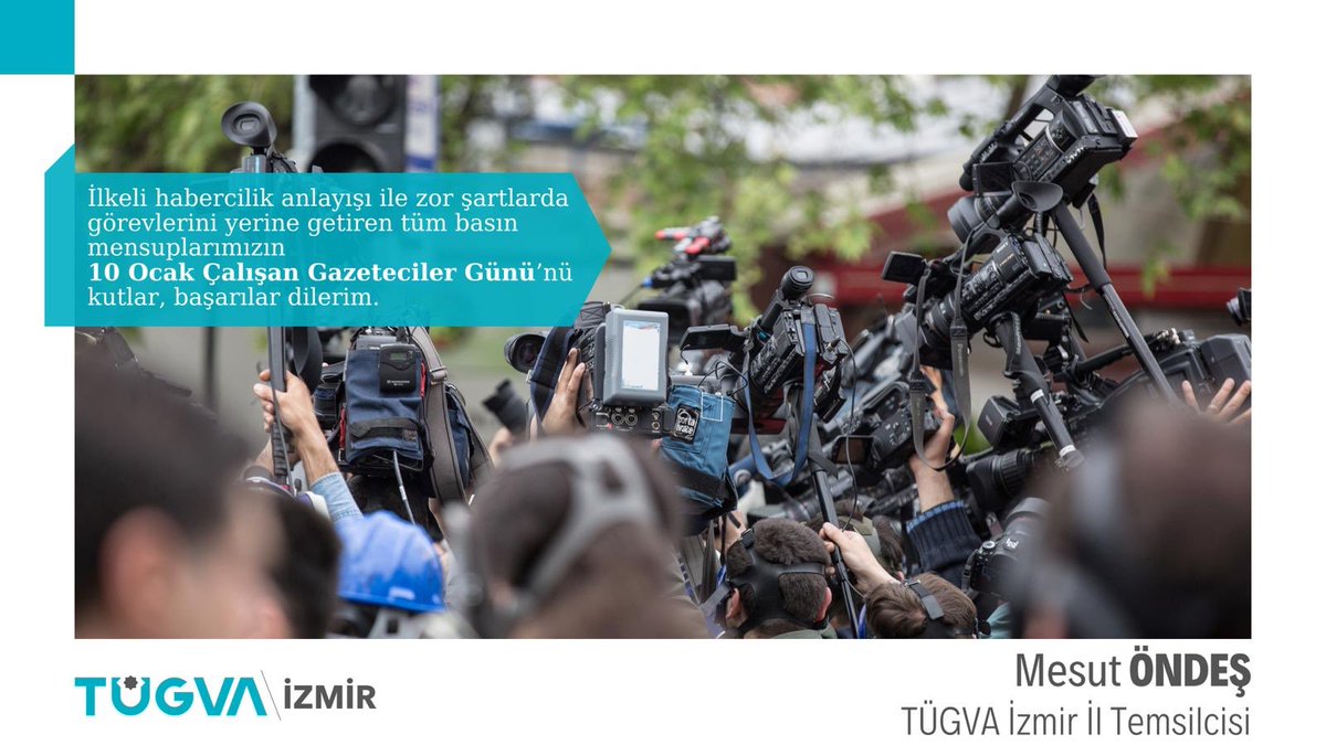 İlkeli habercilik anlayışı ile zor şartlarda görevlerini yerine getiren tüm basın mensuplarımızın #10OcakÇalışanGazetecilerGünü’nü kutlar, başarılar dilerim.