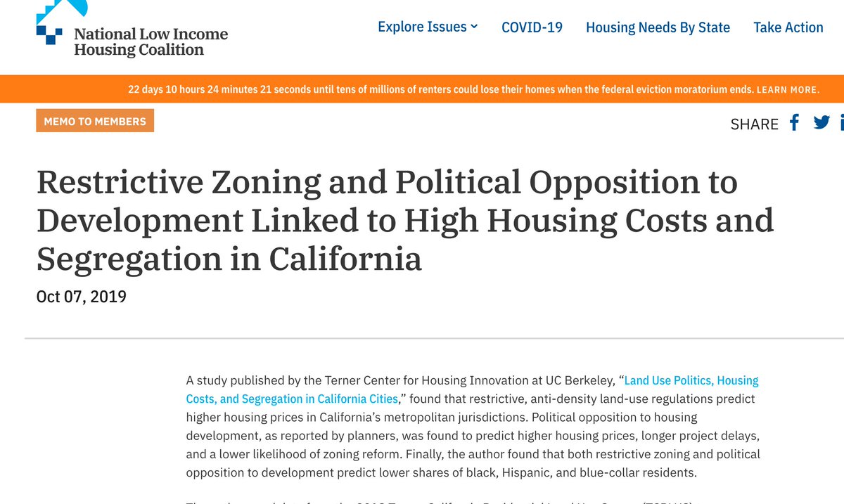Old strawmans like yimbys want the abolition of all planning. Which is not true, yimbys support ending regs made for aesthetics that have consistently created housing scarcity and homelessness where used. @NathanJRobinson knows this, which is why he cited op-eds, not research