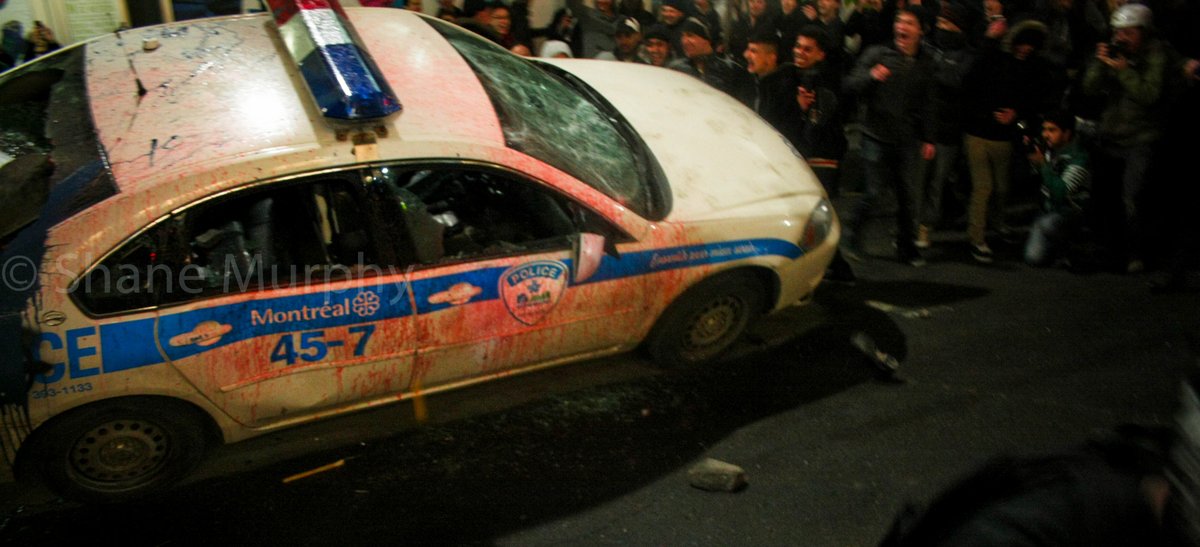 Scatter-As an unlawful assembly / illegal demonstration / riot is declared, bloc members will often flee the area to avoid arrest; others will stay to combat the responding police officers. Both are possible. This results in numerous innocent persons becoming riot police.6/?