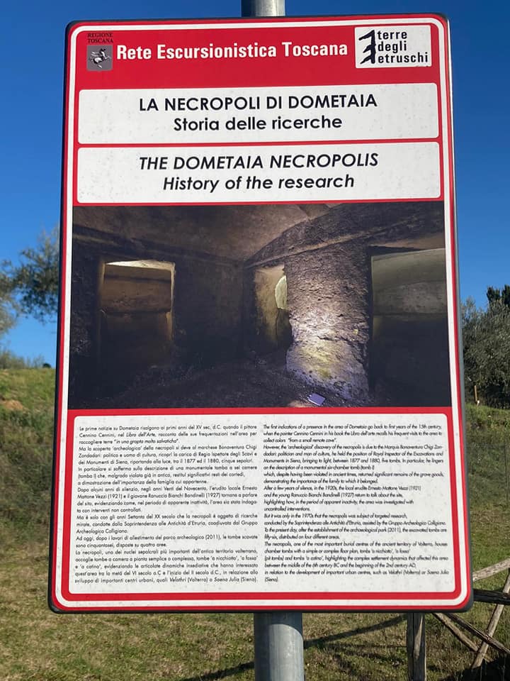 camminodetruria's tweet photo. Ricognizioni sul #camminodetruria!
Il gruppo del #camminodetruria Volterra - Chiusi, ha effettuato una piccola ricognizione🎒 nel  Comune di Colle di Val d'Elsa. Partenza dalla necropoli etrusca di Domentaia🏛️ per toccare Badia a Coneo⛪ #trekking #camminare #etruschi #viaggi https://t.co/esas41WesL