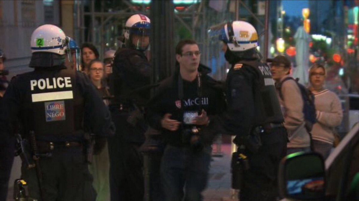 Here’s me getting shot with a rubber bullet at point blank and being detained for taking photos in 2014 & 2015. I have loads of riot experience from years ago ... with the scars to prove it 